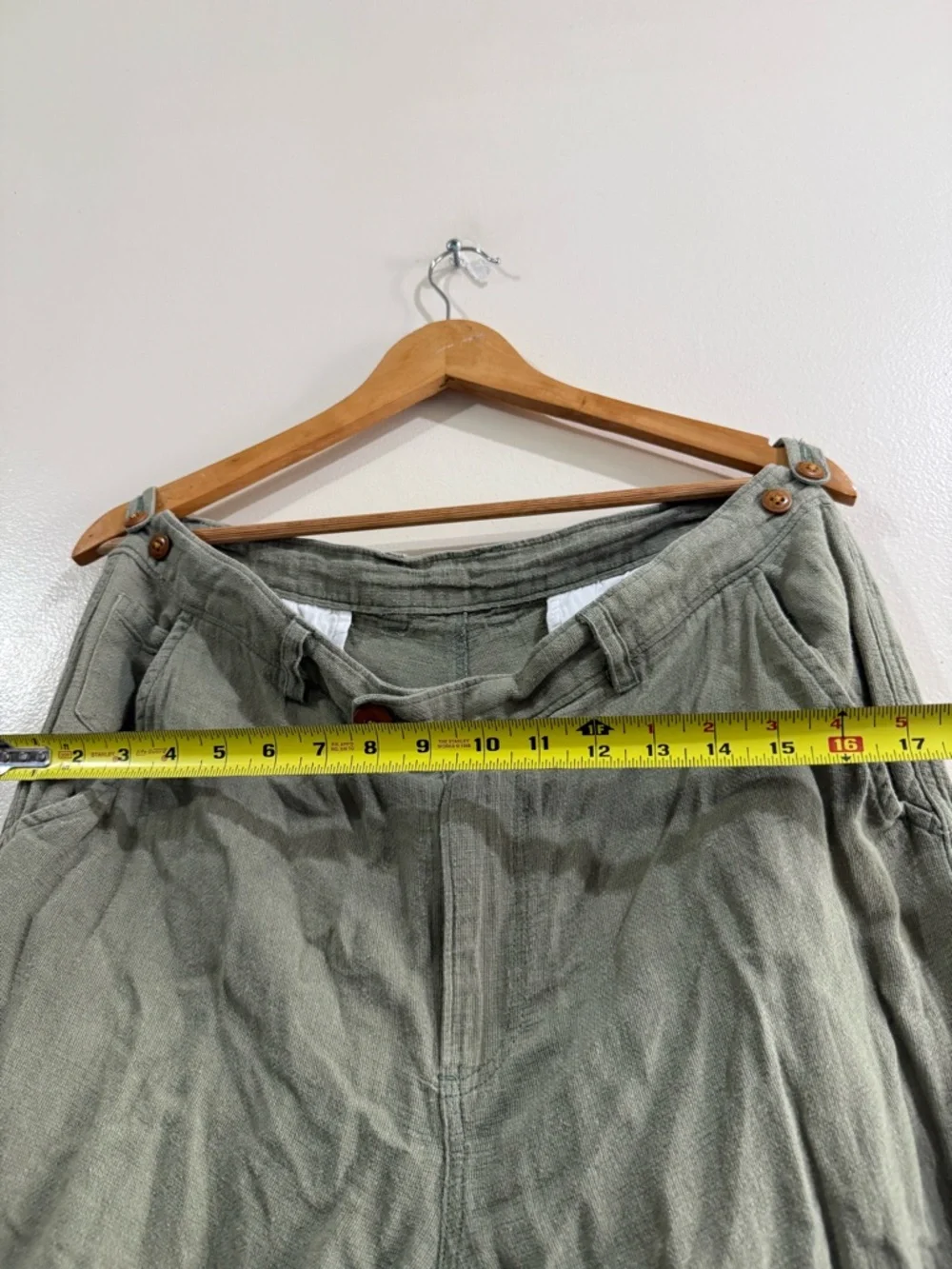 Corridor Men’s Light Sage Chinos with Button Waistband